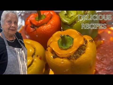 Quick & Easy Stuffed Bell Peppers Recipe| Food Giveaway in St Mary Jamaica