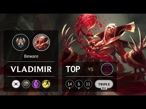 Vladimir Top vs Ornn - KR Challenger Patch 9.13