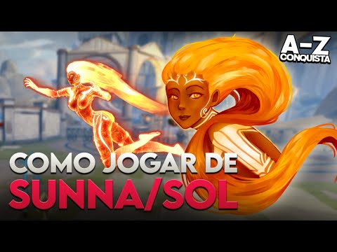 COMO JOGAR DE SOL/SUNNA, A-Z Conquista + Guia - ⚡ Smite BR