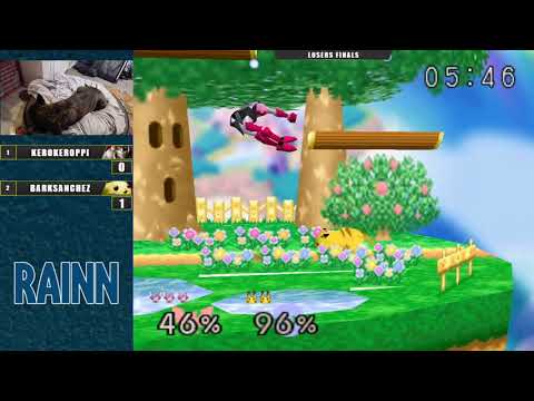 Charity East Losers Finals - KeroKeroppi (Falcon) Vs. BarkSanchez (Pikachu) Super Smash Bros - SSB64