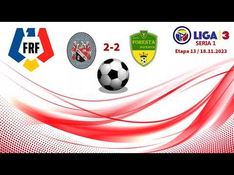 Rezumat: ACS Şomuz Fălticeni 2-2 ACS Foresta Suceava | Etapa 13 / 18.11.2023 Fotbal România liga 3