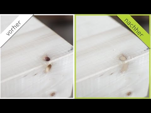 Astfüller - Kantenreparatur eines BSH-Elements