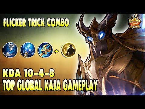 Top Global Kaja Gameplay, Flicker Trick Combo - Mobile Legends