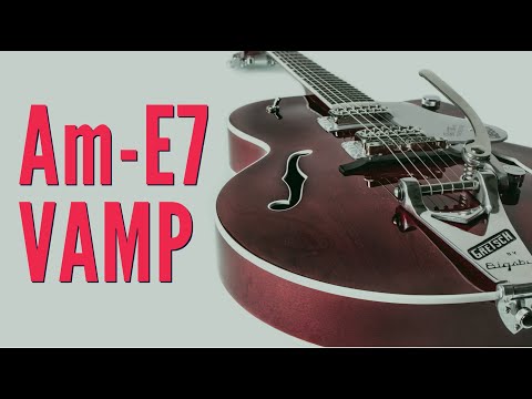 Guitar Jam Track - A Minor - E7 Vamp for Improvisation and Soloing