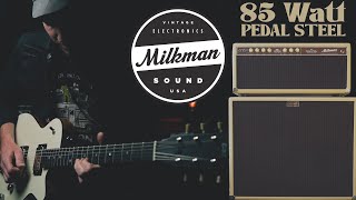 Video thumbnail for Demos in the Dark // Milkman Sound 85 Watt Pedal Steel // Guitar Amp Demo by Demos In The Dark