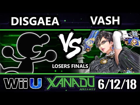 S@X 254 Smash 4 - Disgaea (Game and Watch) Vs. Vash (Bayonetta) - Wii U Losers Finals