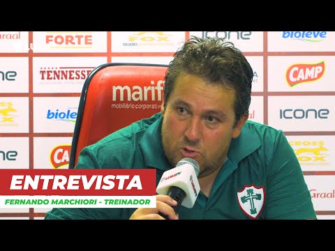 Entrevista do treinador Fernando Marchiori - PORTUGUESA 3 x 2 ATIBAIA - 04/03/2020 || LUSA TV