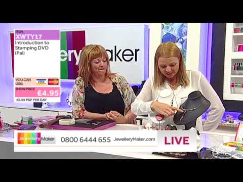 Learn How to Metal Stamp - JewelleryMaker Morning Show LIVE 25/04/14
