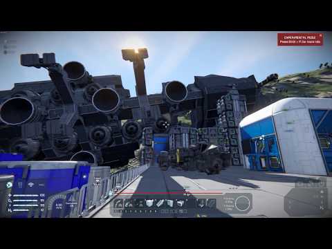 First takeoff of new aircraft carrier, never trust friend | Space Engineers