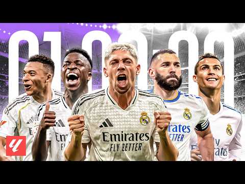 1 HORA de GOLAZOS del REAL MADRID ⚪