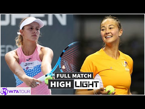 Magda Linette vs Lesley Kerkhove Highlights - WTA SILICON VALLEY CLASSIC 2021 ( FULL MATCH )