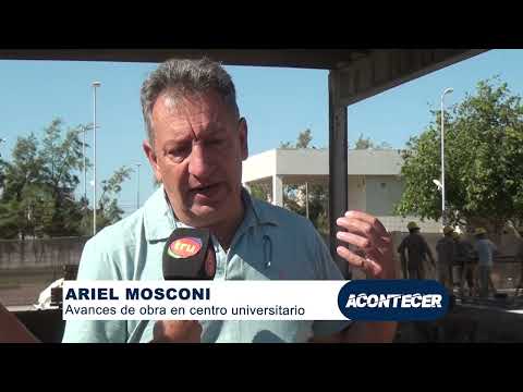 Marcos Juárez: Importante avance de obra en el nuevo Centro Universitario de la ciudad