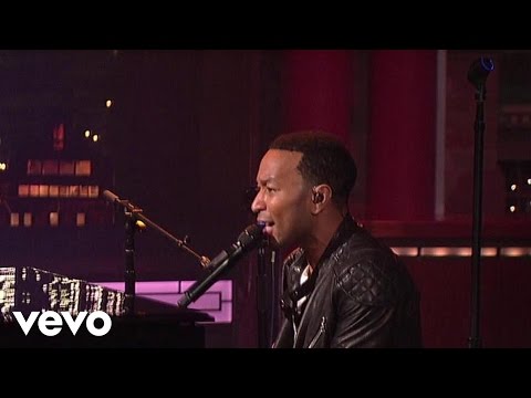 John Legend - Let's Get Lifted (Live on Letterman)