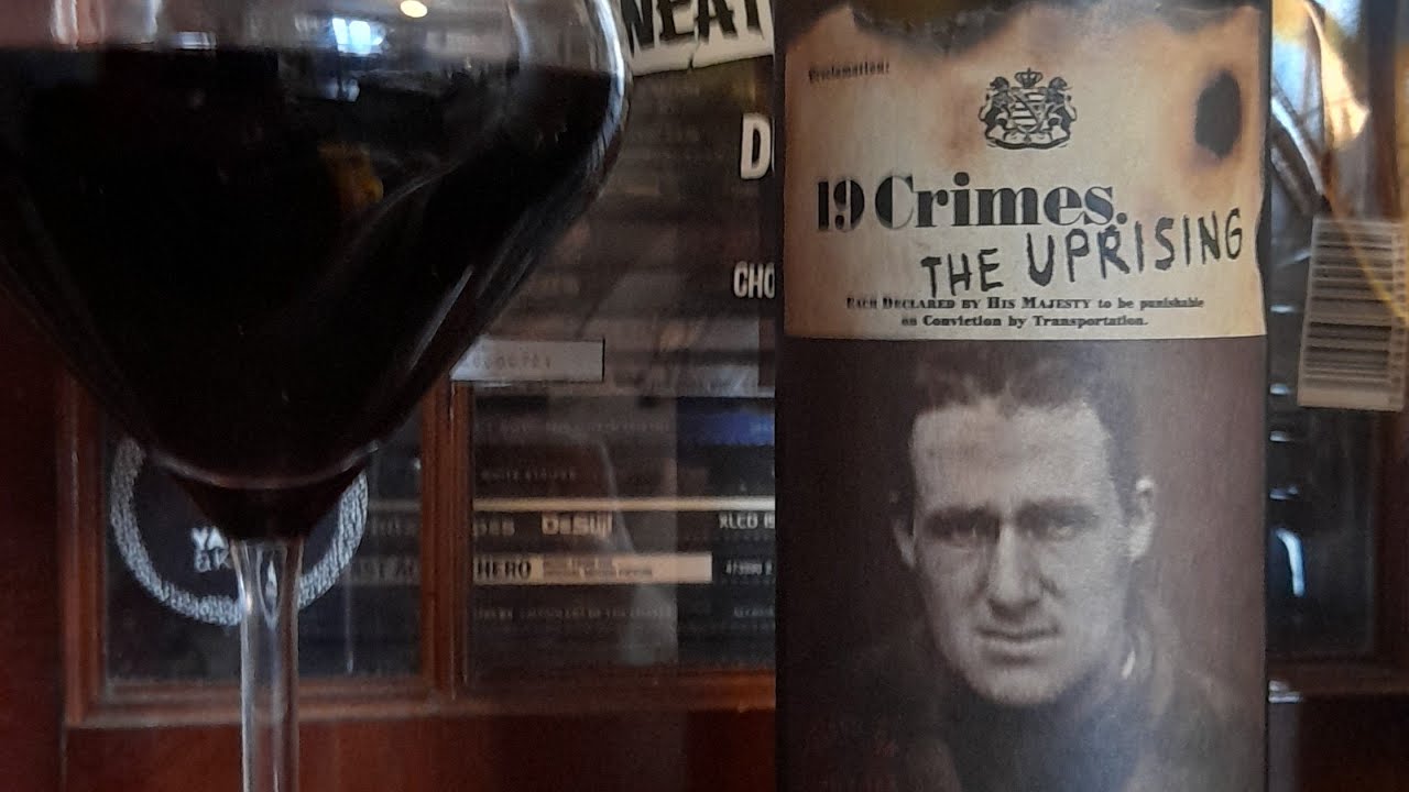 ***Wine Review*** 19 Crimes - The Uprising Part aged in Rum Barrels 14.5%