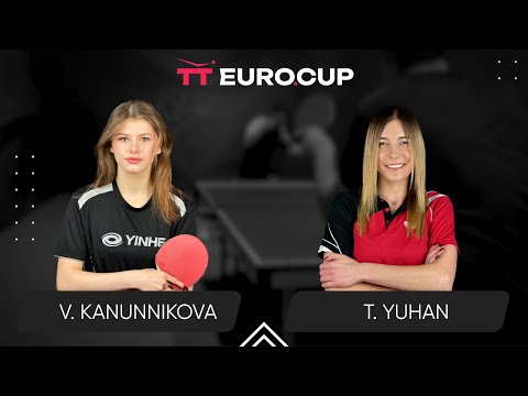 11:35 Vasylysa Kanunnikova - Tetiana Yuhan 30.06.2024 TT Euro.Cup Women Ukraine Star. TABLE 3