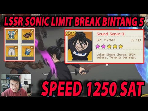 🔥🔥SONIC LSSR LIMIT BREAK B5 DALAM BEBERAPA JAM [15% + 90%] MATI AJJ! - ONE PUNCH MAN:The Strongest