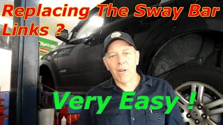 How to replace the sway bar links on a Ford or Mercury