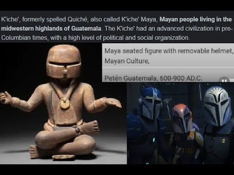 Mandalorian or Mayan-lorian Armor "ANCIENT K'ICHE HELMETS"