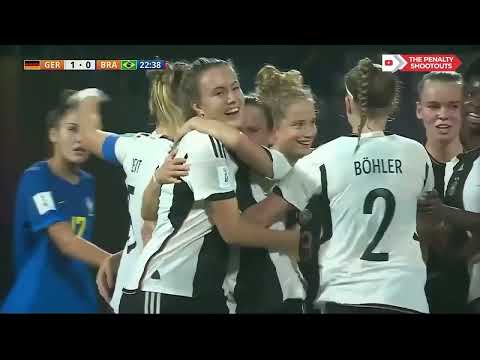 Germany vs Brazil (2-0)  U17 Women's World Cup 2022 Highlights