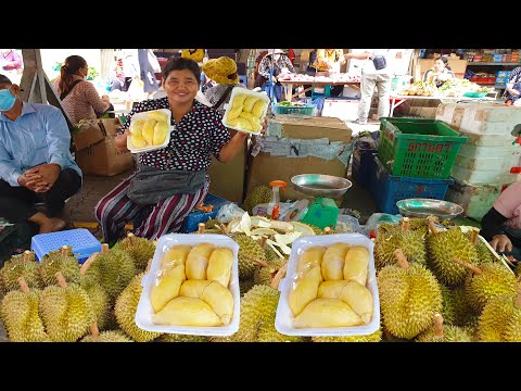 Everyday Living Lifestyle In The Market - Amazing Food Tour Around Boeng Trabaek Market