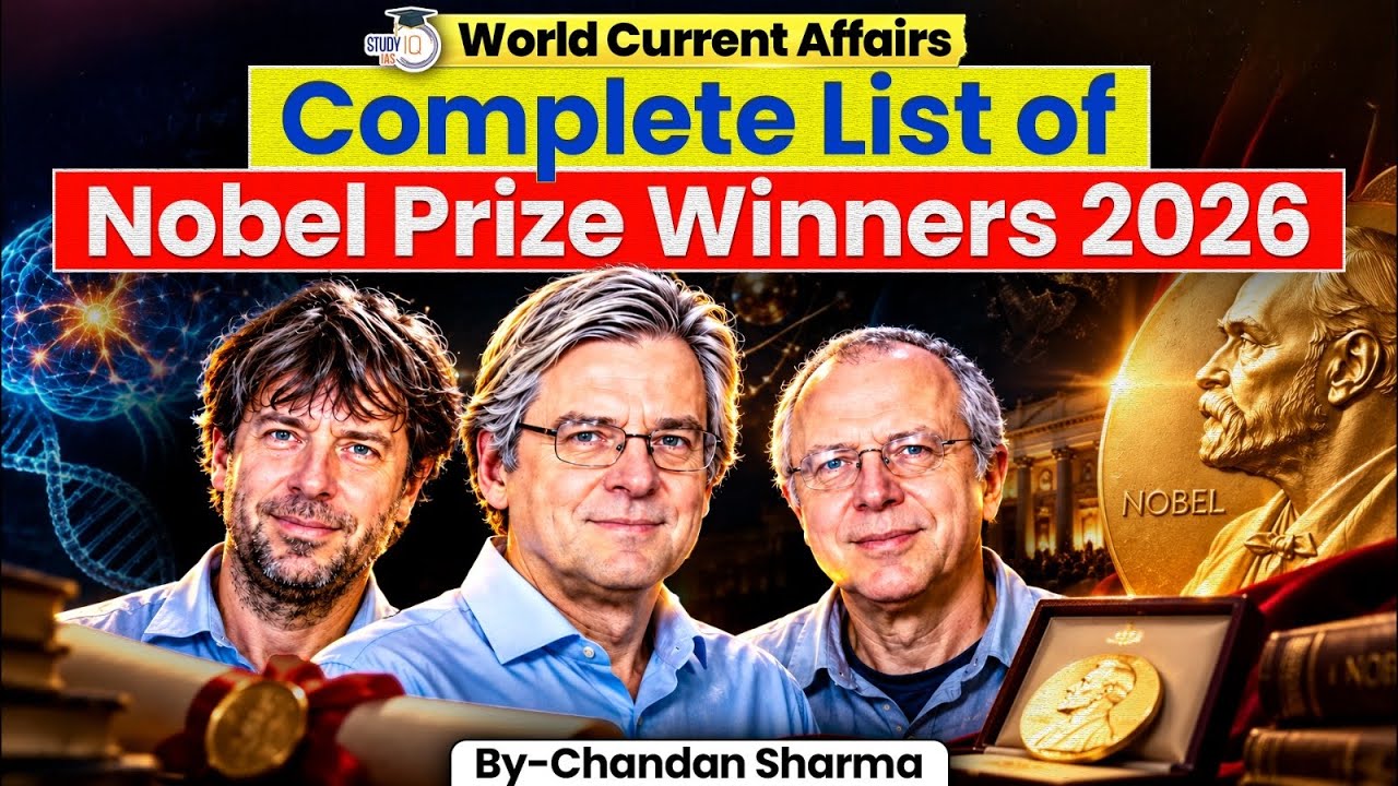 Nobel Prize 2026 Winners List | Complete Analysis | By Chandan Sharma