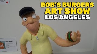 Bob's Burgers art show from the creators of the series in Chinatown, Los Angeles