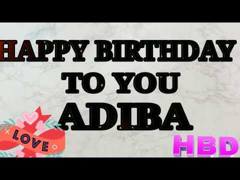 Adiba birthday status#happy birthday to you adiba