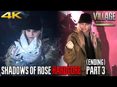 RESIDENT EVIL VILLAGE PS5 Shadows of Rose HARDCORE Full Gameplay Walkthrough Part 3 END | 4K 60FPS