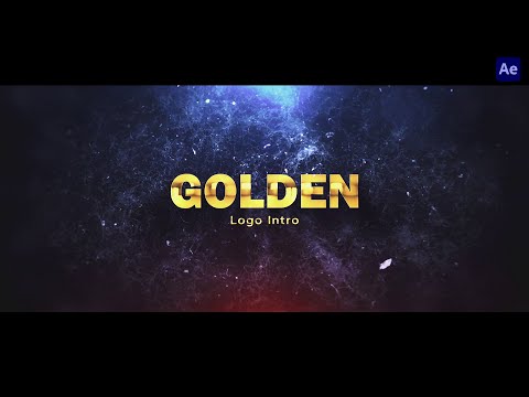 How to Make Gold Logo Intro Animation in Adobe After Effects - Gold Logo Reveal ( No Plugin)