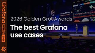 GrafanaCON 2026 Golden Grot Awards Ceremony: Aurora Chaser, Blue Ghost Mission 1, AI Innovations