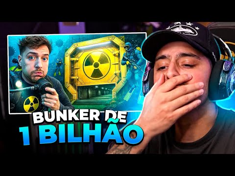 CORINGA REAGE AO MRBEAST: BUNKER NUCLEAR DE 1 DÓLAR VS 1 BILHÃO DE DÓLARES
