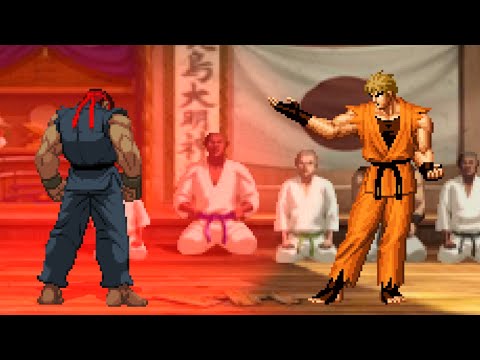 Ryo Took Revenge For Karate Dojo || Ryo Sakazaki Vs Evil Ryu || Intense Fight | Ansatsuken Vs Karate
