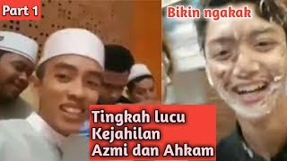 Download lagu Tingkah lucu dan kejahilan Azmi dan Ahkam | PART 1 mp3