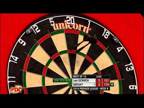 van Gerwen v Wright   Week 8   Premier League Darts 2014 720p