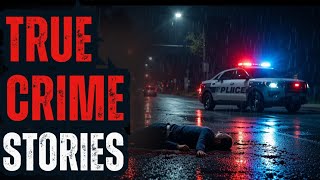 Disturbing True Crime Stories For Sleep With Rain Sound | Black Screen...