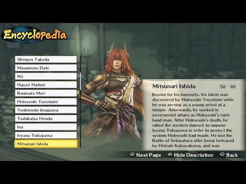 Samurai Warriors Chronicles 3 All Characters [PS Vita]