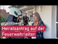 Feuerwehrmann Macht Besonderen Heiratsantrag Maintower