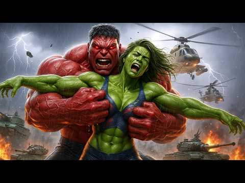 RED HULK vs SHE-HULK EPIC BATTLE! However, THOR'S Unexpected SAVE Changes Everything!