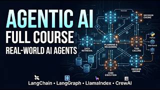 Agentic AI Full Course  | Build Real World AI Agents with LangChain, LangGraph, LlamaIndex & CrewAI