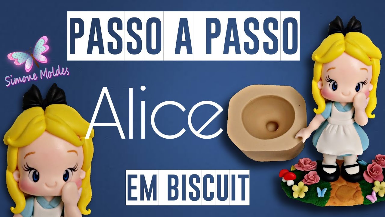 Watch Now DIY- Alice no país das maravilhas Biscuit | Demonstração da NOVA Coleção Ester Paixão |Simone Moldes DIY- Alice no país das maravilhas Biscuit | Demonstração da NOVA Coleção Ester Paixão |Simone Moldes