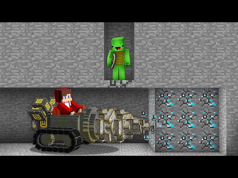 Speedrunner vs. Hunter, But You Can Mine The Entire Chunk - Minecraft Maizen