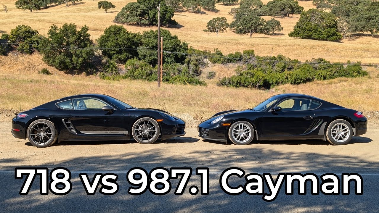 2007 Porsche 987.1 Cayman vs 2021 Porsche 718 Cayman T ...
