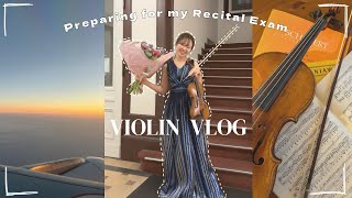 eng)🇩🇪VLOG: 日本からドイツに戻ってリサイタル試験を受けるまでの一週間🎻￤Preparing for my Recital Exam⁺˳✧