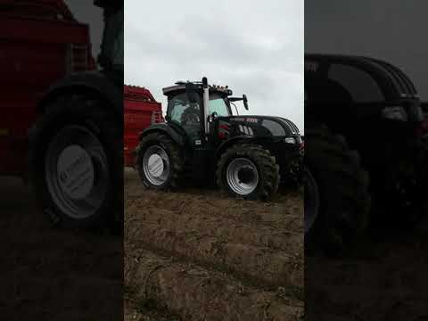 Zwarte steyr loonwerken decock op patato Europ in kain