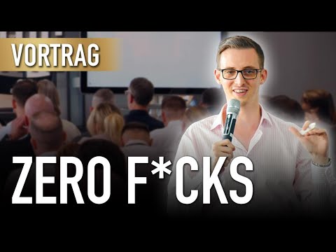 How to stop giving a f*ck in business and become successful!