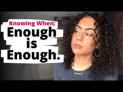 Knowing When ENOUGH is ENOUGH: 2 Crucial Steps | Lanz MacDonald