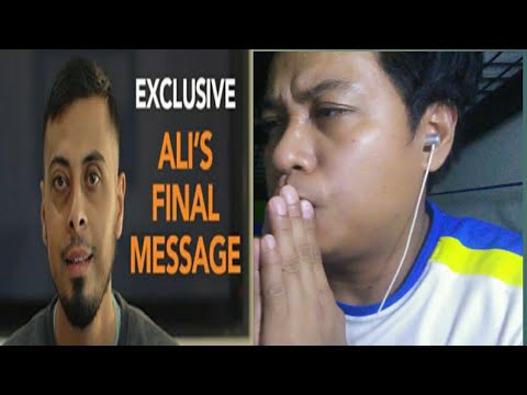 Ali Banat final message  CATHOLIC REACTION