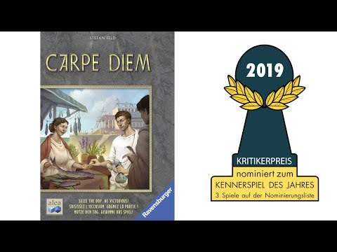 Nominiert zum Kennerspiel des Jahres 2019: Carpe Diem
