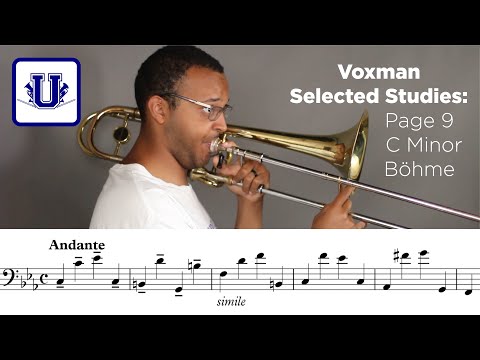 C Minor Böhme (page 9) from Voxman Selected Studies