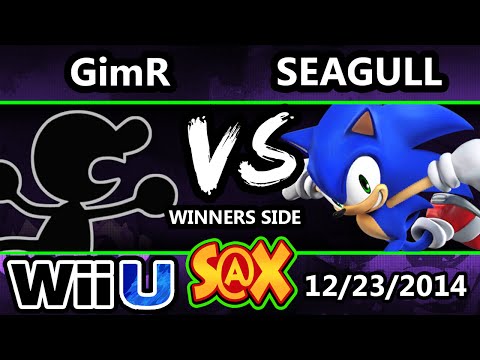 S@X - VGBC | GimR (G&W) Vs. VGz | Seagull (Sonic) SSB4 Winners - Smash 4 Wii U